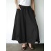 Women Cotton Solid Color Side Pockets Front Fork Wide Leg Pants Women Cotton Solid Color Side Pockets Front Fork Wide Leg Pants