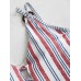Spaghetti Straps Stripe Print Deep Backless Hot Swimwear Spaghetti Straps Stripe Print Deep Backless Hot Swimwear