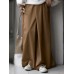 Women Solid Color Full Length Casual Wide Leg Pants With Pocket Women Solid Color Full Length Casual Wide Leg Pants With Pocket