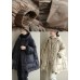 Black zippered Button Loose Winter Duck Down Jackets Black zippered Button Loose Winter Duck Down Jackets