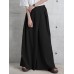 Women Side Zipper Solid Color Casual Wide Leg Pants With Pocket Women Side Zipper Solid Color Casual Wide Leg Pants With Pocket